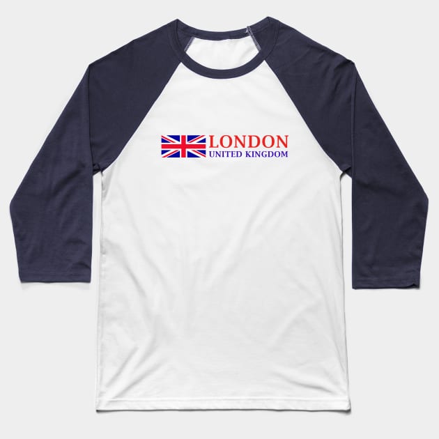 London United Kingdom Baseball T-Shirt by Madi's shop